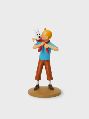 HERGE TINTIN TINTIN RAMENE MILOU SNOWY Standing Figure Authentic