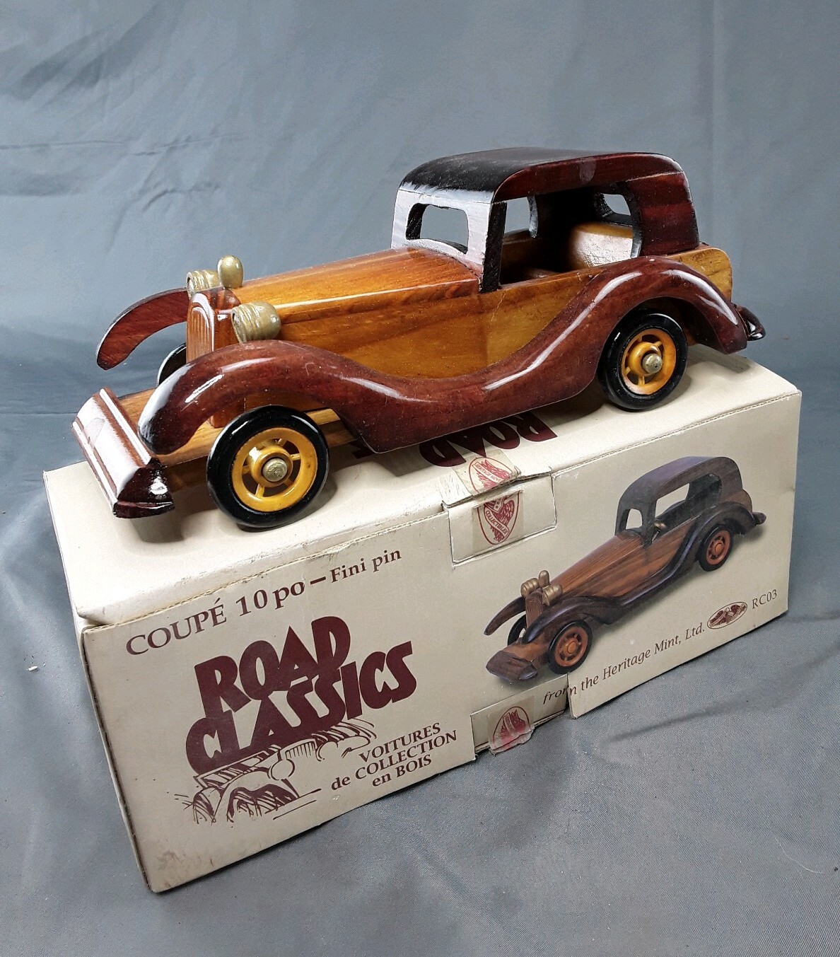 heritage mint ltd wooden car