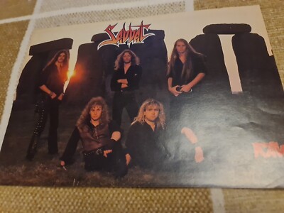 Vintage SABBAT MOURNING HAS BROKEN ADVERT Martin Walkyier Andy Sneap A4 POSTER