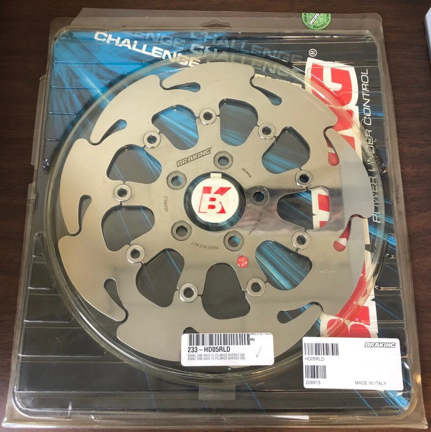 DISCO DE FRENO DE ONDA HD05RLD DE FRENO, HARLEY DAVIDSON, TRASERO DERECHO, ¡NUEVO EN PAQUETE! Foto 2 de 4