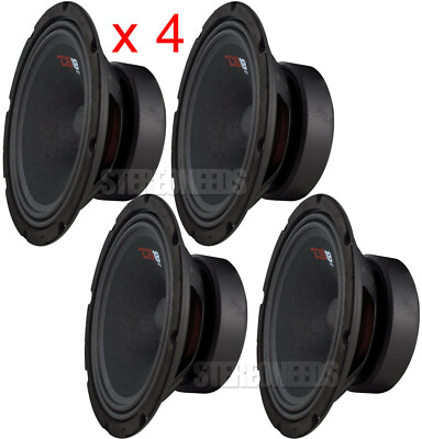 4 DS18 PRO-GM8 8'' 2320W Midrange Loudspeakers 8 Ohm Pro Audio Speakers Mid Bass