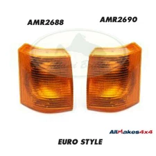 LAND ROVER FRONT TURN SIGNAL LIGHT LAMP SET x2 RANGE 95-99 ALLMakes4x4