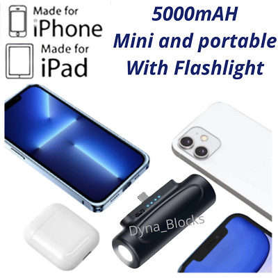 5000mAh External Battery Charger Power Bank For iPhone 13 12 11 Pro Max iPad