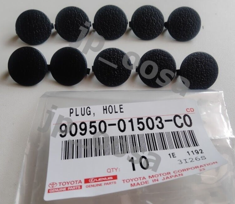 Toyota Supra JZA80 MK4 OEM Rear Hole Plug Trim Set 10pcs 90950