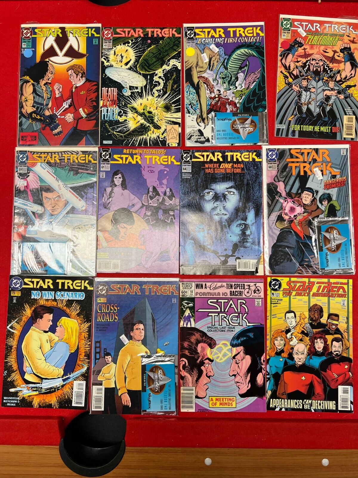 Star Trek Set of 12 Comic Books- Incudes one TNG and one Marvel!