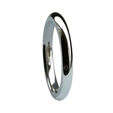9ct White Gold Court Comfort Wedding Rings Bands 2mm 3mm 4mm 5mm 6mm 375 UK HM 