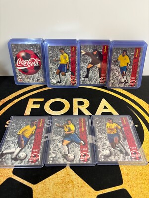 1997 Panini COCA COLA FRANCE 98 World Cup Brazil Collection - 60 Trading Cards