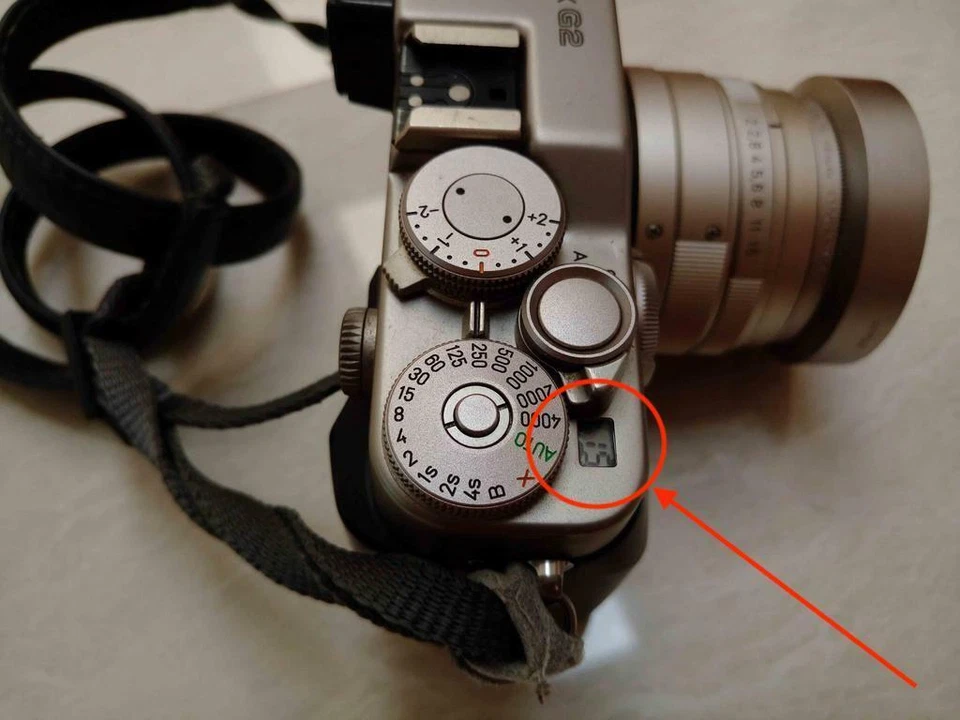 compatibleCONTAX G1 G2 Top Cover Counter LCD Display Screen Film Camera Part 1pc - Image 2 of 3