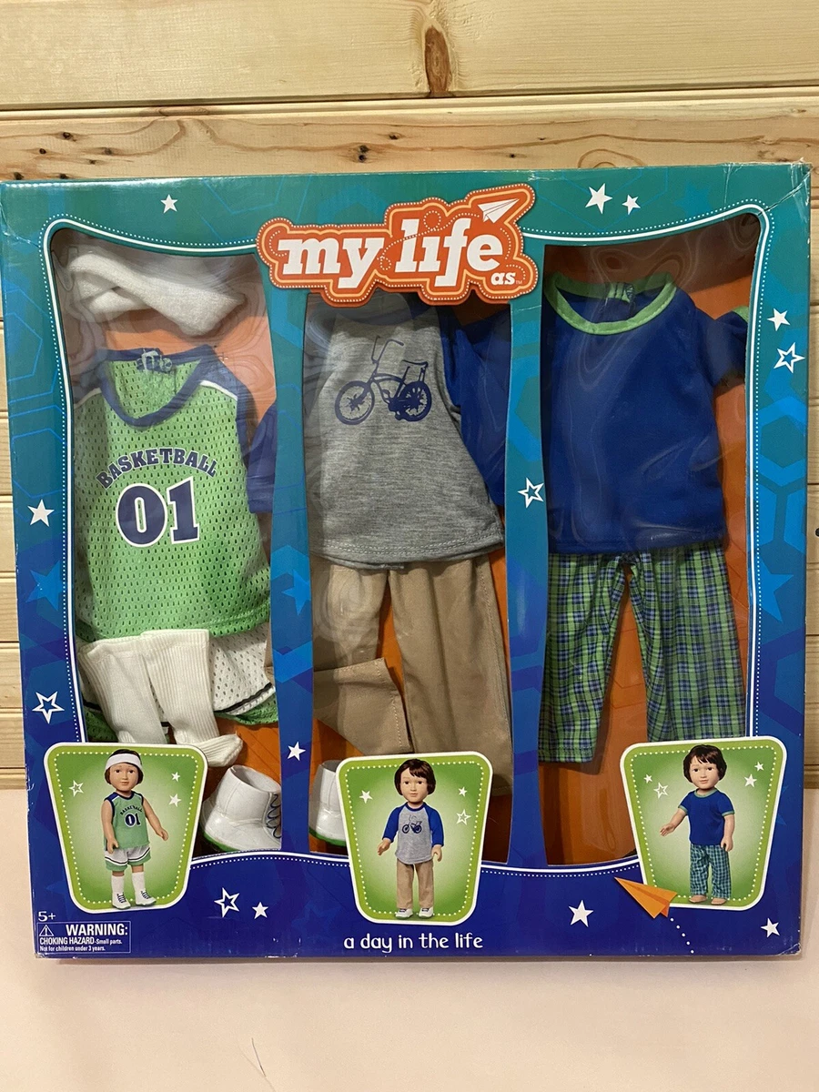 My Life As Boy Doll Clothes Set 3 Outfits Basketball A Day In the