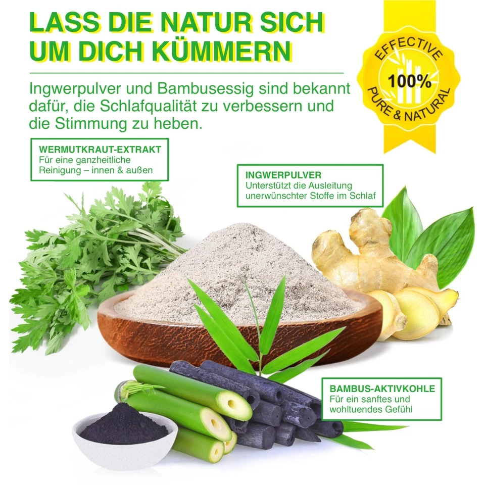 Detox Fußpflaster Fuß Pflaster Entgiftungspflaster Bambusessig Ingwer Extrakt - Bild 3 von 4