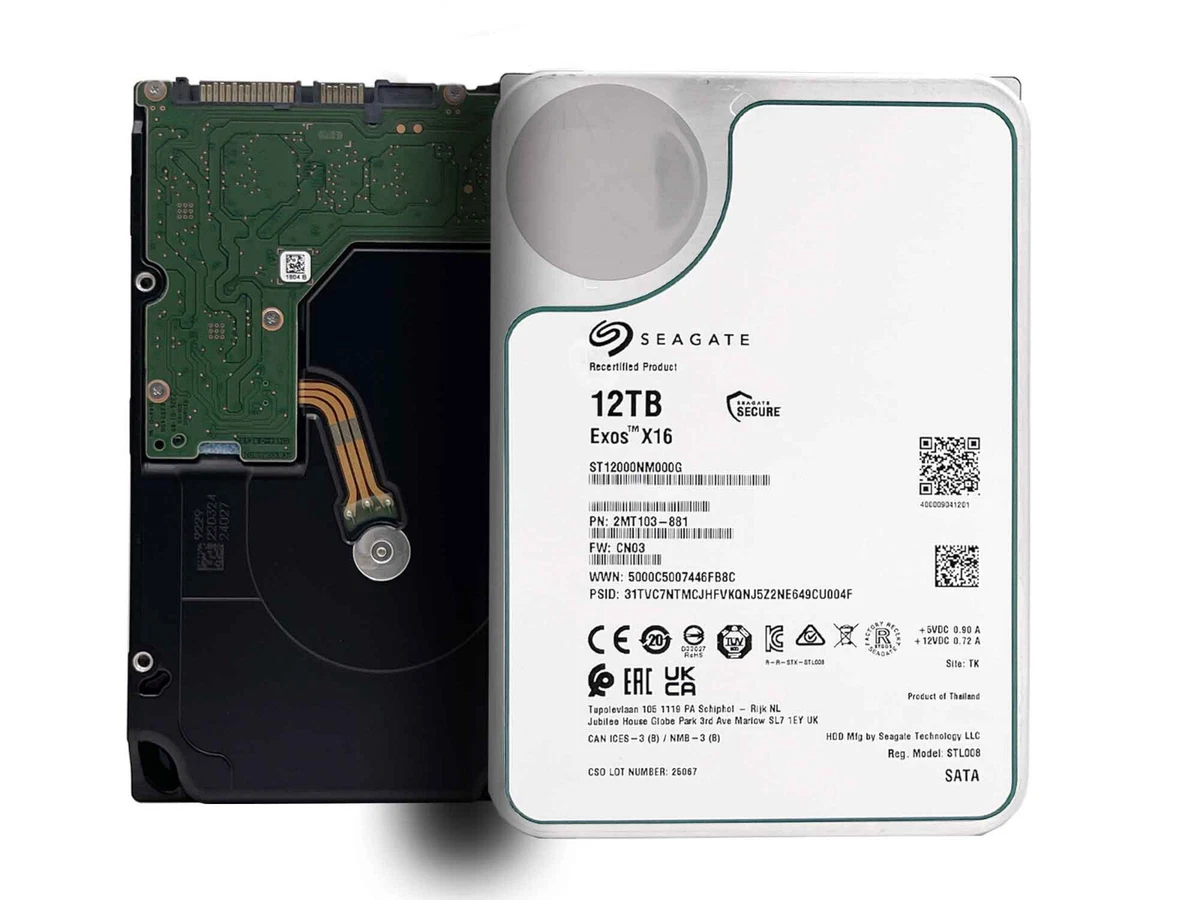 Internal Hard Disk Drives 12 TB Storage Capacity for Sale - eBay
