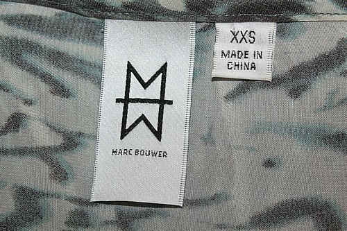 Marc Bouwer Top Sz XXS Gray Lavender Multi Lace Detail 100% Polyester Top - Picture 7 of 7