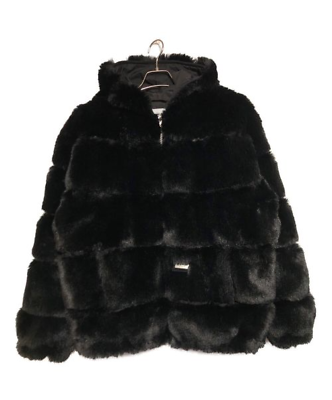Supreme WTAPS Faux Fur Hooded Jacket Size Medium Black FW21 Supreme WTAPS Faux Fur Hooded Jacket Size Medium Black FW21