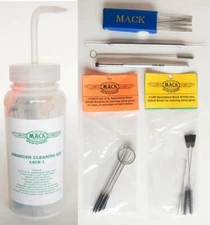 Mack ACK-1 Professional Airbrush Cleaning Kit in 16 oz Bottle for Iwata Paasche