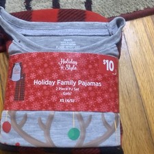 Holiday Style Family Pajamas - 2 Piece PJ Set - Toddler Boys' XS 4/5 NEW