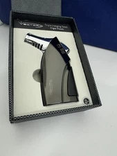 Vector IRONFIST - Wind Resistant Triple Flame Jet Torch Lighter - Gunmetal - New