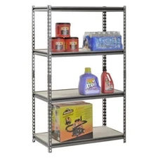 Muscle Rack 36"Wx18"Dx60"H 4-Shelf Steel Freestanding Shelves Garage Organizer