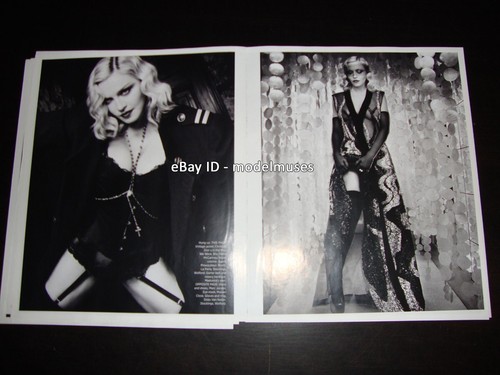 MADONNA 13-seitiger redaktioneller Artikel + 2 Umschläge HARPER'S BAZAAR Februar 2017 - Bild 4 von 5