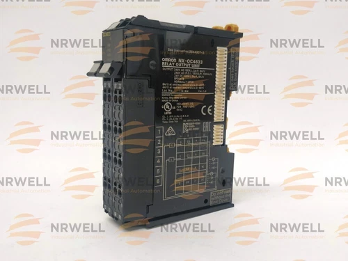 Refurbished Omron NX-OC4633 Relay Output Unit.