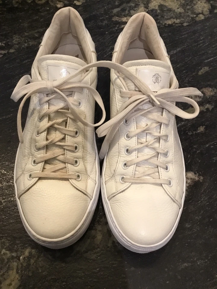 Superbe baskets cuir blanche Roberto Cavalli 43 Tbe authentique  - Photo 3/4