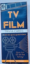 TRIVIA - TV and Film Trivia Cards -Over 190 Quiz Questions - NEW Free Shipping