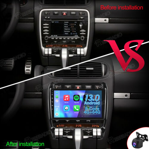 Für Porsche Cayenne 9PA 4G+64G Android 13 Autoradio Carplay GPS Navi BT 4G WIFI - Bild 1 von 15