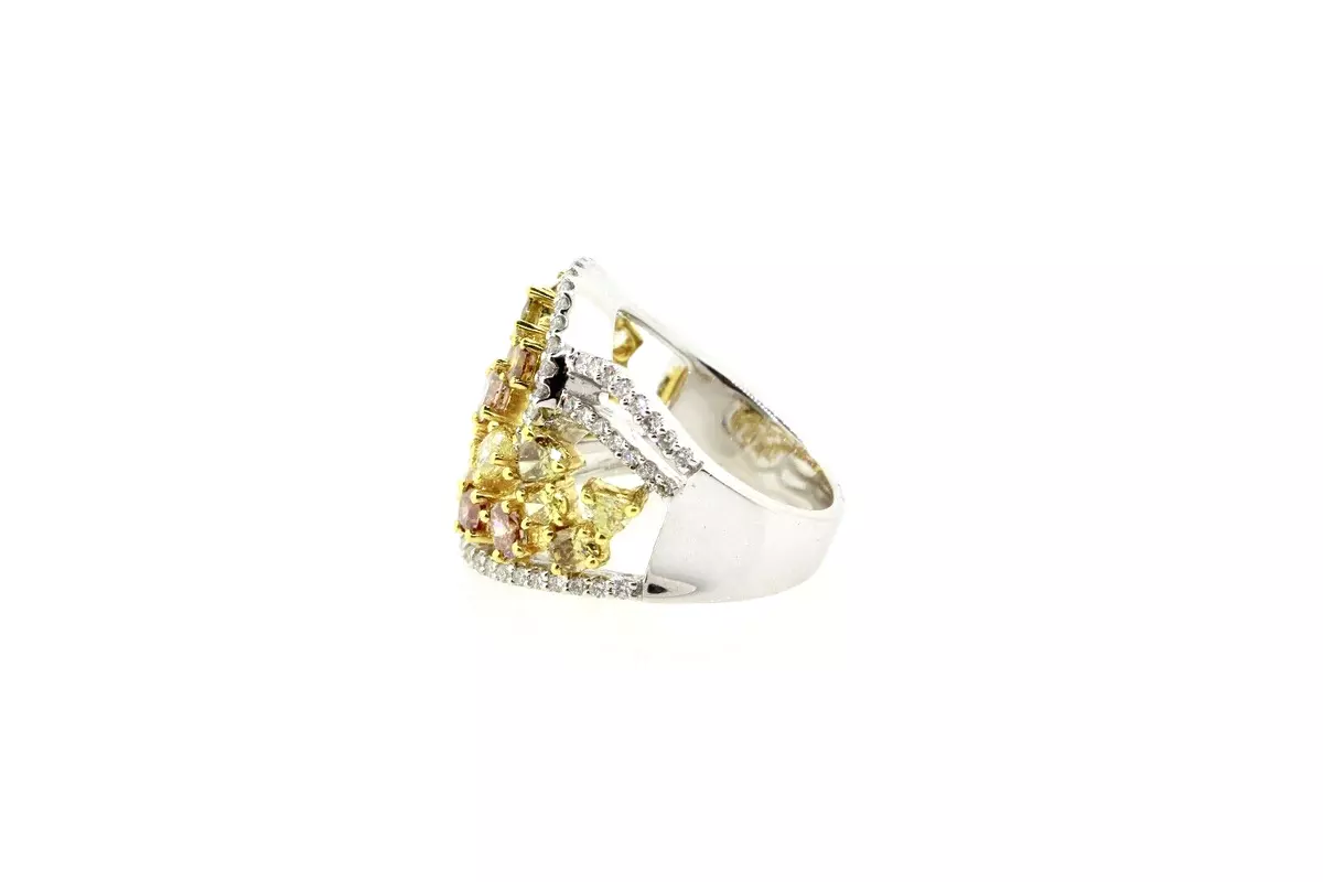 18 K White Gold Diamond Ring eBay