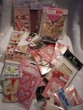 LOT 29 mix Valentine Scrapbook Embellishment Paper Studio Me & My Big Ideas