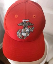 US Marines Semper Fi Red Ballcap Adjustable Snapback
