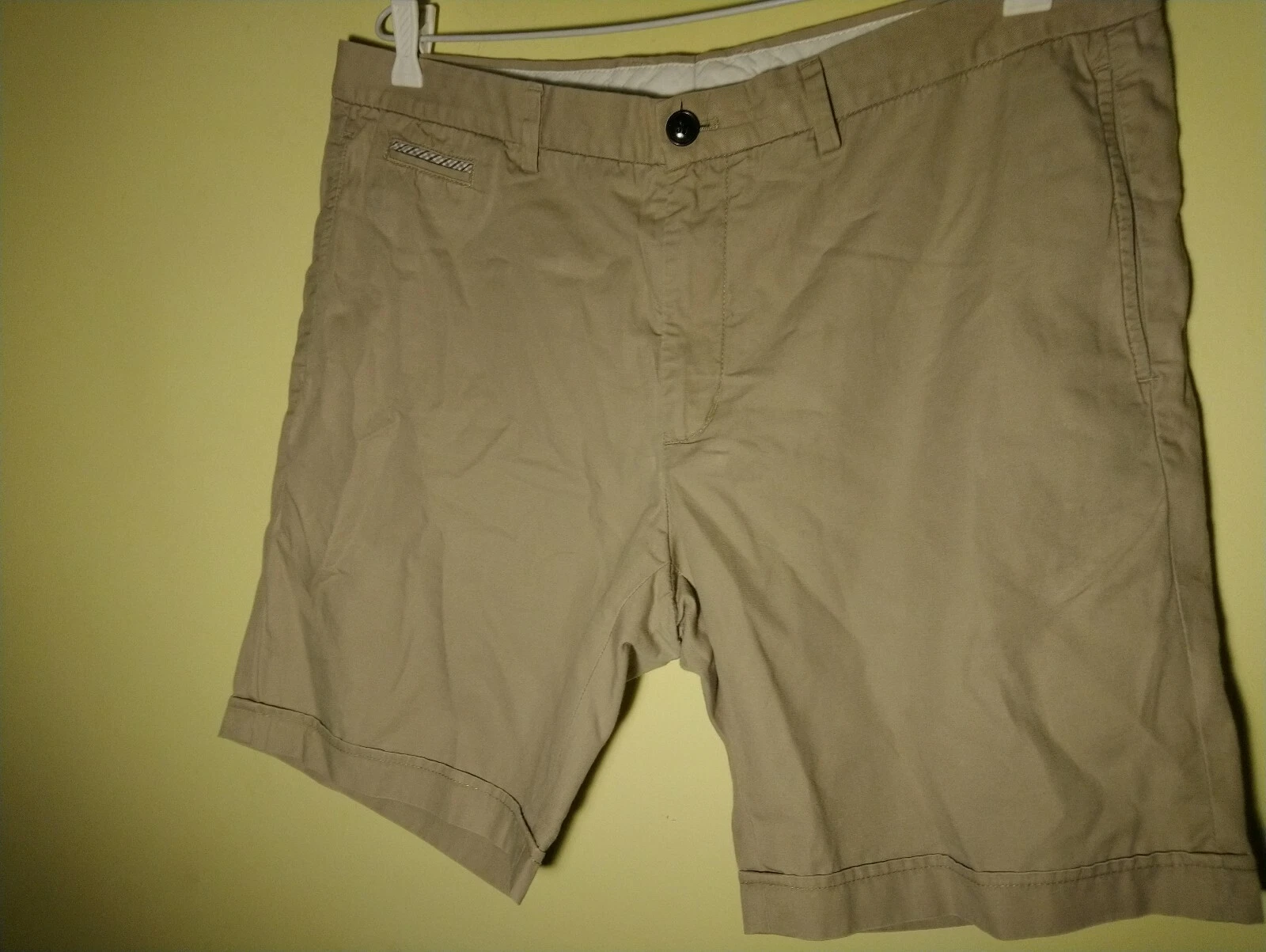 Country Road Sz 36 light Brown Cotton Chino Shorts Top Quality