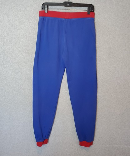 True Religion Youth XL Jogger Sweatpants Blue w/Red Cotton Unisex Casual - Picture 5 of 16