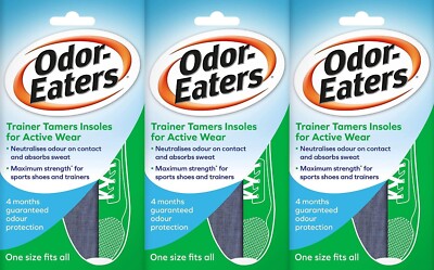 3 Paar Geruchsfresser Trainer Zähmer Superkraft Deodorierende Einlegesohlen