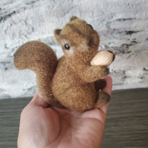 Vintage Floccato SQIRREL Seramic Coin Bank anni 60 GIAPPONE - Realizzazione Noce - Foto 8 di 9