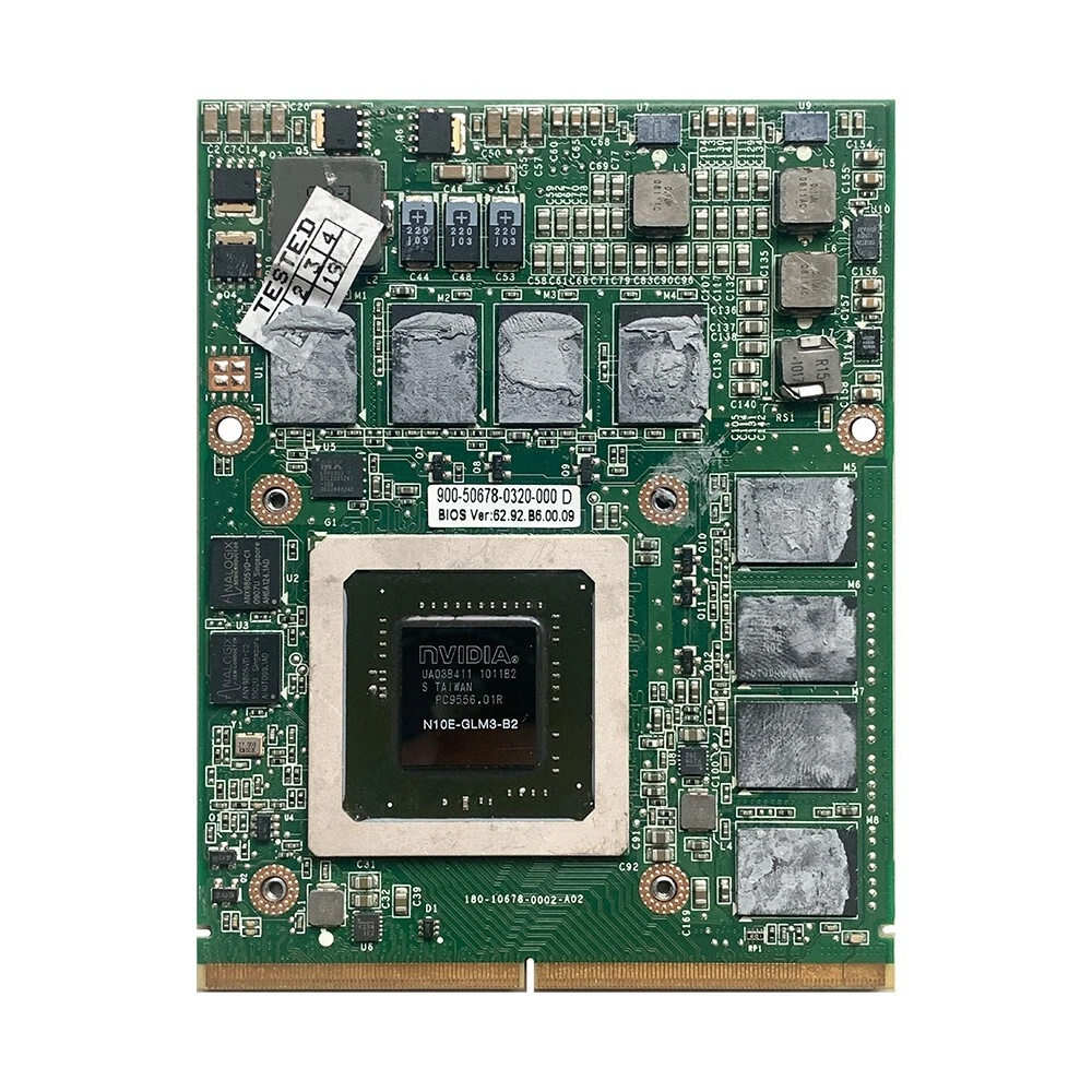 Quadro FX 3800M 1GB Video Graphics Card 505987 001 596063 001 For HP 8740W