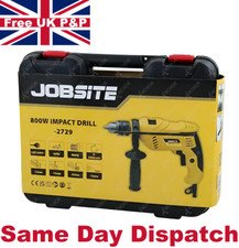 Electric Drill Machine Impact 800W 230V Hammer Action Drill + Case Neilsen 2729