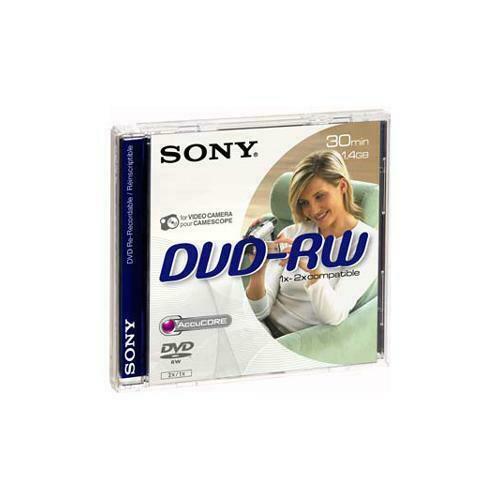 4 Sony Handycam 80mm Dvdrw 30 Minutes 1.4gb Single Sided Mini DVD Disc