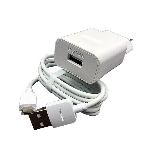 Chargeur Huawei HW-050450E0 5V/2A + Câble USB Pour MediaPad T3 8.0 - Neuf D'origine