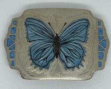 Johnson  Held Inlay German Silver Belt Buckle Handcrafted in the US