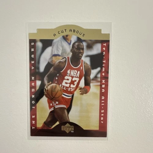 Upper Deck 1998 MJ Career Michael Jordan A Cut Above #CA5 Die-Cut Card