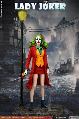 WOLFKING Lady Joker 1 6 Action Figure WK89022 with Base