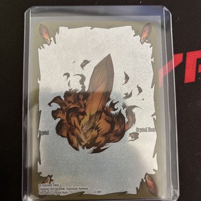 Final Fantasy TCG Opus 27 Chocobo Crystal Hunt C-001 Full Art Foil