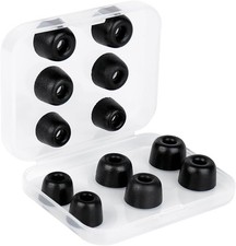 6 Pairs KZ ZS10 Pro Earbud Tips KBEAR KF01 Memory Foam Noise Canceling IEM Ear