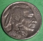1931-S BUFFALO NICKEL Key Date Low Mintage "F++" US Coins 5C with Free Shipping