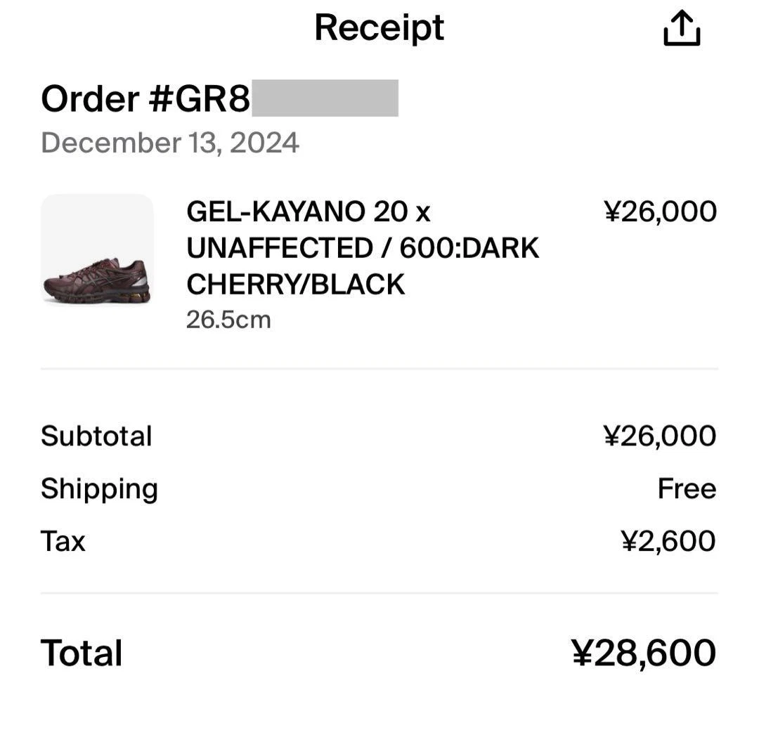 ASICS GEL KAYANO 20 inalterato 26 5 cm