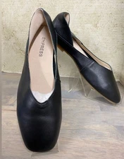 EMPRESS NEW Comfi Flat Black Leather Ballet  Women’s Size 6 EU37