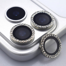 for Iphone 17 Pro / 17 Pro Max Camera Lens Protector Bling Glitter Diamond Metal