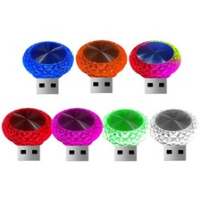 Auto Interior LED Atmosphere Lamp USB Powered Multicolor Lighting Home Light ABS