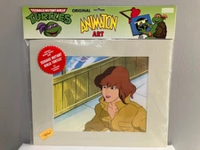 TMNT April O'Neil Original Animation Production Art Cel MWS