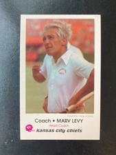 1979 KANSAS CITY CHIEFS POLICE HARDEE'S MARV LEVY ROOKIE CARD A. rookie card picture
