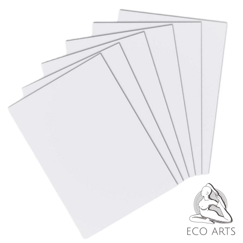 A3 A4 A5  White Card Sheets Stock Blanks Paper Plain Smooth Thin Cardboard - Image 2 of 2